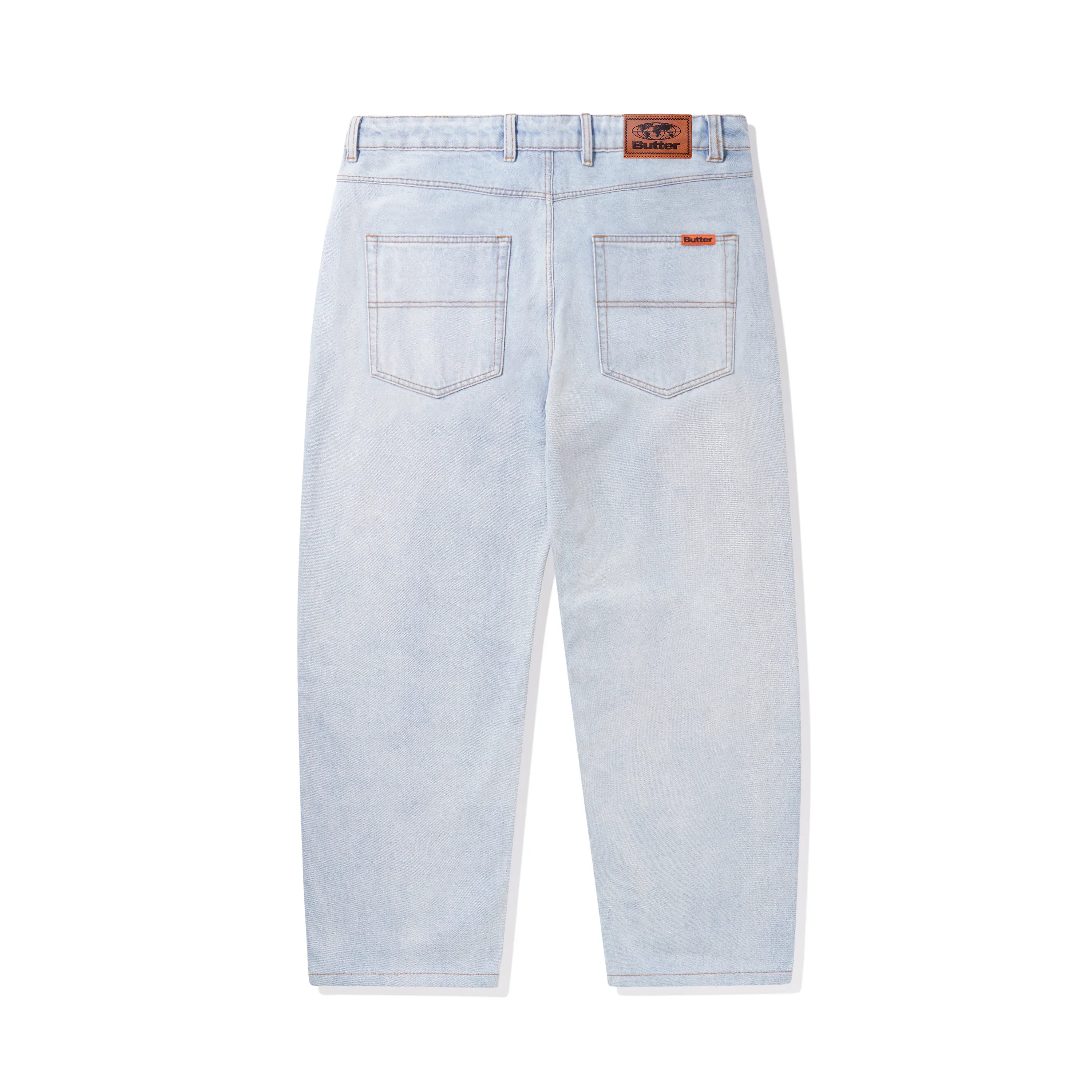 Baggy Denim Jeans, Light Blue  